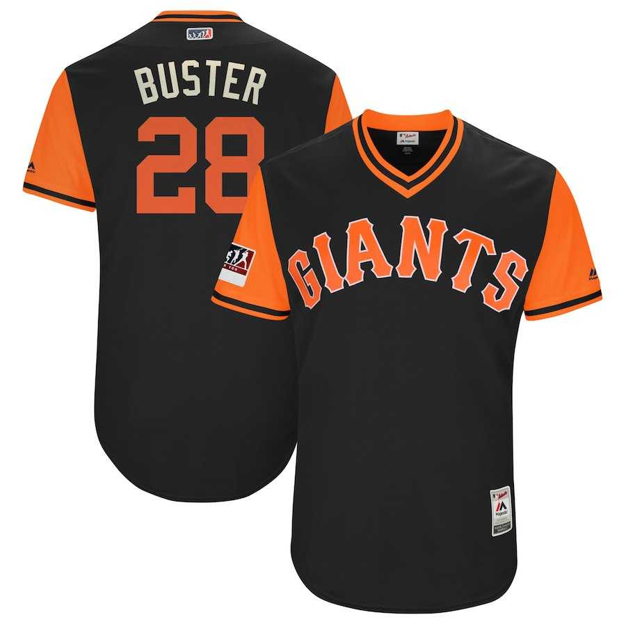Giants 28 Buster Posey Buster Black 2018 Players Weekend Stitched Jersey Dzhi,We sell and wholesale Giants 28 Buster Posey Buster Black 2018 Players Weekend Stitched Jersey Dzhi on line form chian!